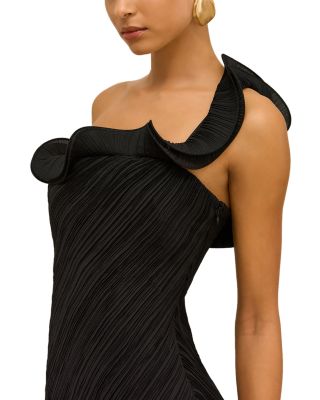 bloomingdales evening dresses Applique Gown Black Gowns Black Strapless Satin Floral Embellished Ball Gown Mac Duggal About The Brand You wont find Aquas of Dresses for Women - Bloomingdale's