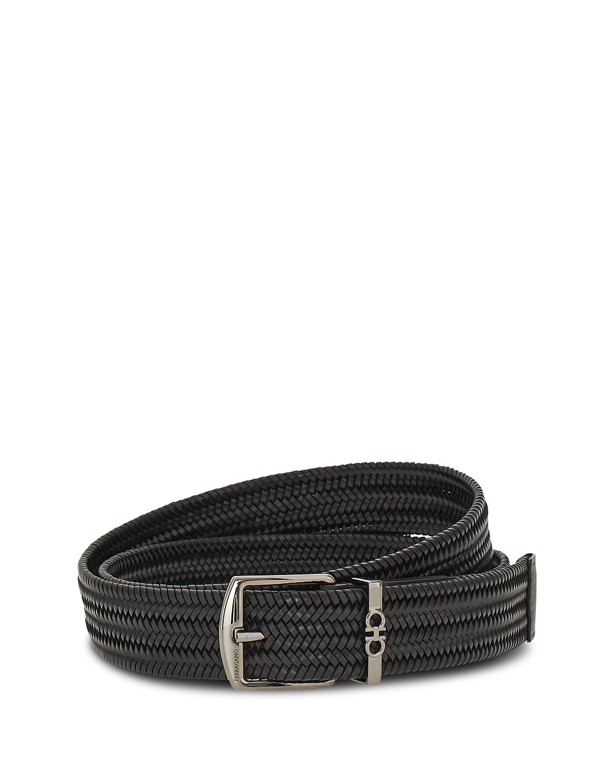 Ferragamo Men's Weave Belt