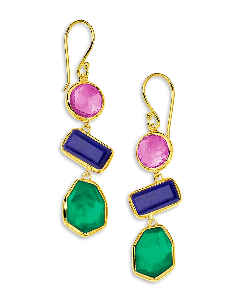 Ippolita 18K Yellow Gold Rock Candy Multi Gemstone Festa Drop Earrings