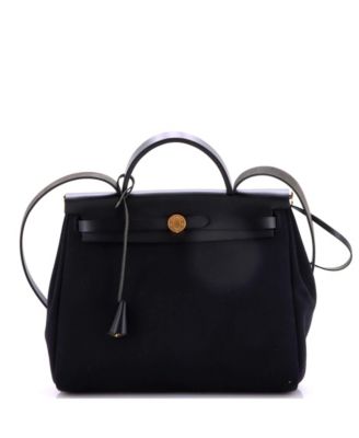 31 Herbag Zip Leather and Toile