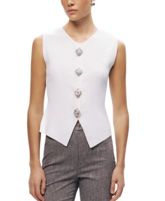 Nocturne Embellished Sleeveless Knit Top