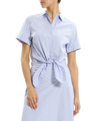 Tie Front Short Sleeve Shirt