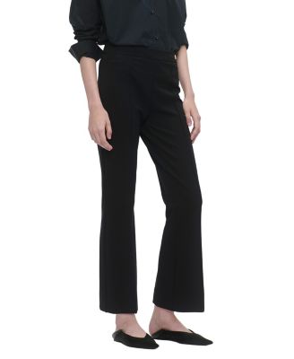 Lola High Density Crepe Stretch Cropped Flare Trouser