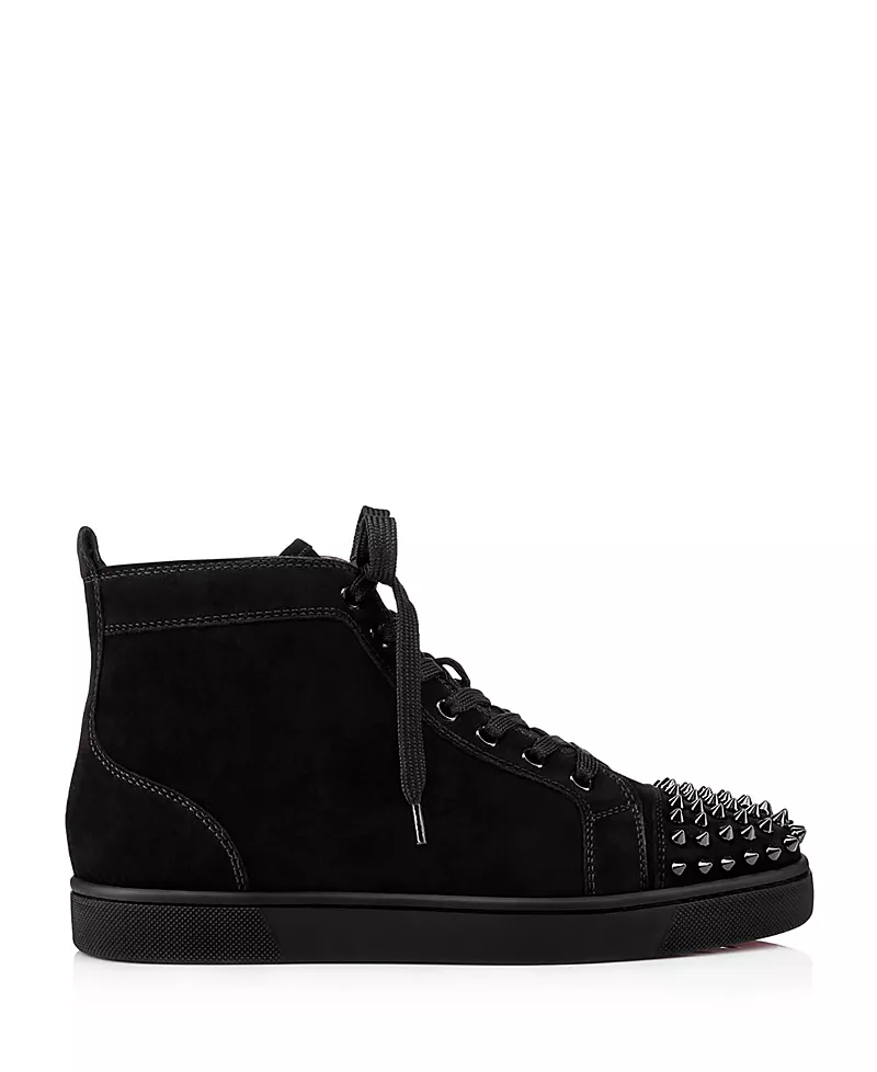 Christian Louboutin Men's Lou Spikes High Top Sneakers