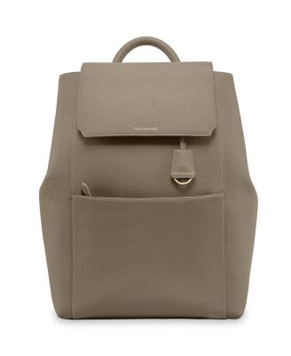 Large Leather Soft Backpack