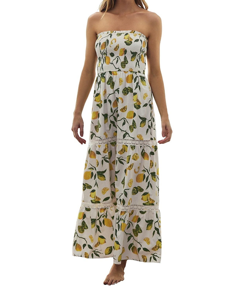 Hermoza Dominique Smoked Long Cover-Up Dress
