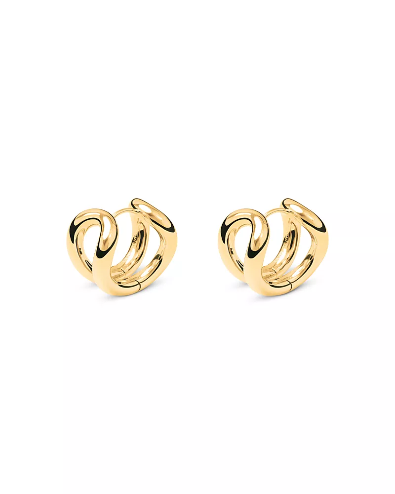 Lie Studio Steffie Openwork Hoop Earrings