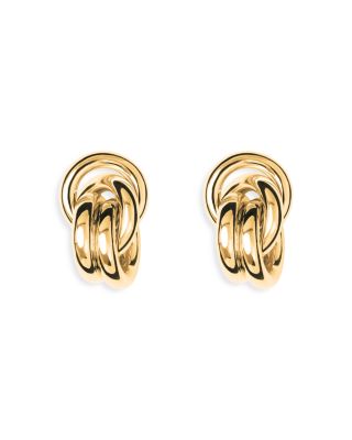 Vera Linked Circle Stud Earrings