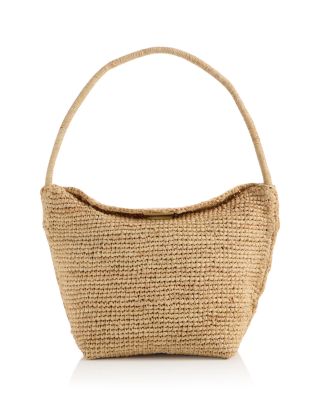 The Signature Woven Raffia Shoulder Bag