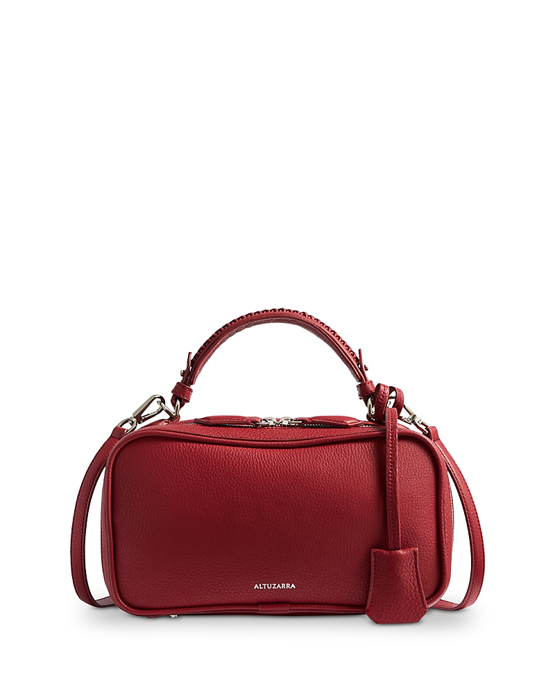 Altuzarra Tack Trunk Leather Top Handle Bag