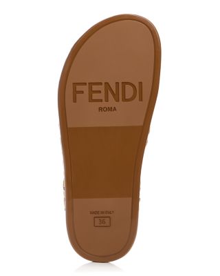 Fendi Women's Espadrille Slide Sandals | Bloomingdale's Shoes
