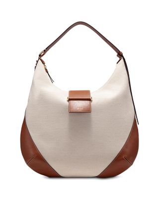 Bar Hobo Medium Canvas Shoulder Bag