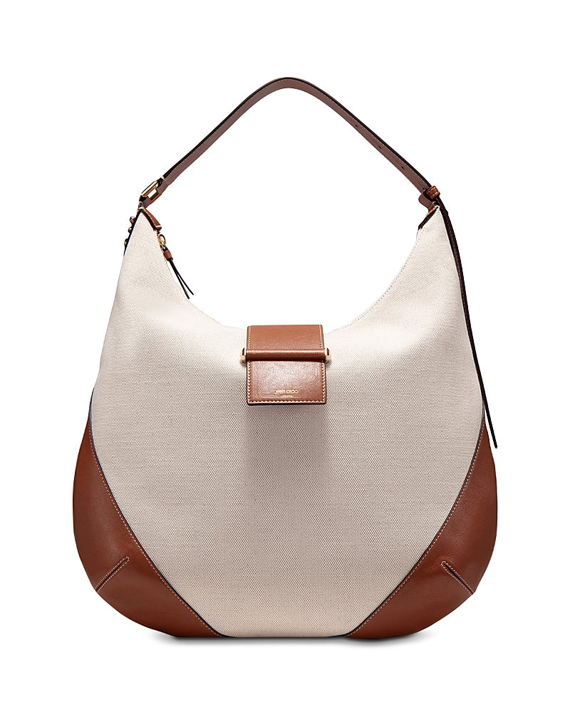 Jimmy Choo Bar Holdall Medium Canvas Shoulder Bag