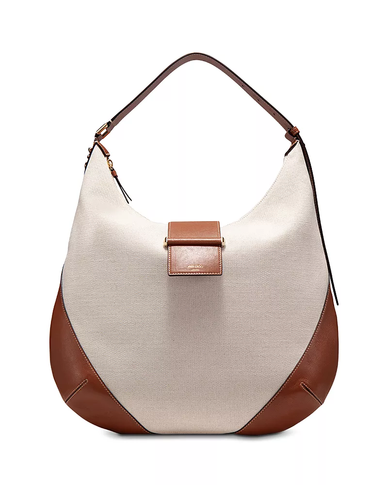 Jimmy Choo Bar Holdall Medium Canvas Shoulder Bag