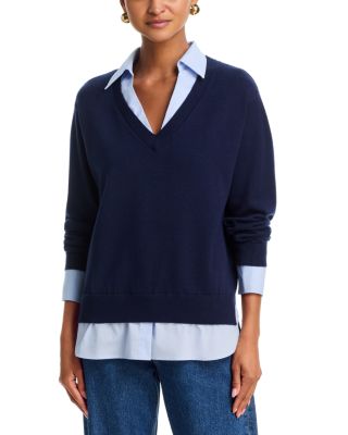 Layered Look Sweater - Exclusive