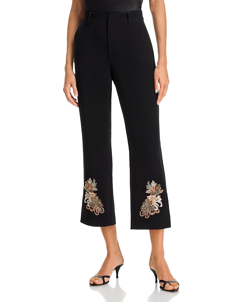 Cinq a Sept Floral Border Cropped Kerry Pants