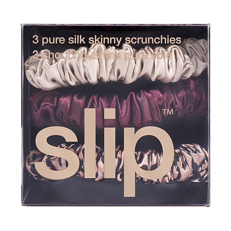 slip Pure Silk Skinny Scrunchies Trio