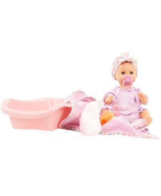 Girl BliBlaBlume 13" All Vinyl Drink & Wet Bath Baby Doll, Ages 3+