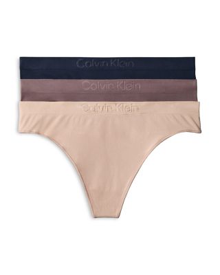 Calvin Klein Bonded Flex Seamless Thong, Pack of 3