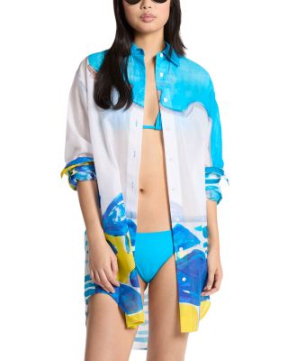 Beach Shirt Dress