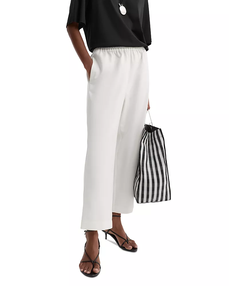 Rohe Cropped Wide Leg Trousers
