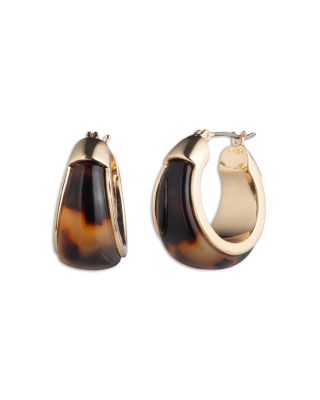 Tortoise Hoop Earrings 