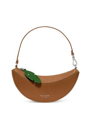 Wink Leather Banana Wristlet