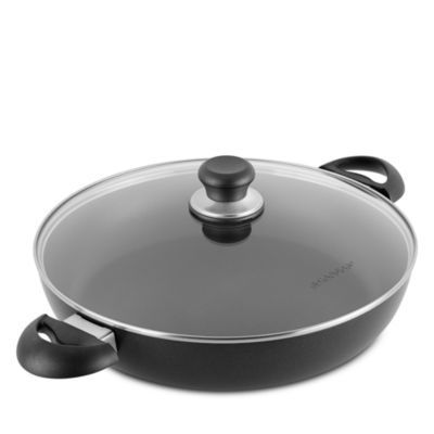Qraft 4.25 Quart Covered Chef Pan