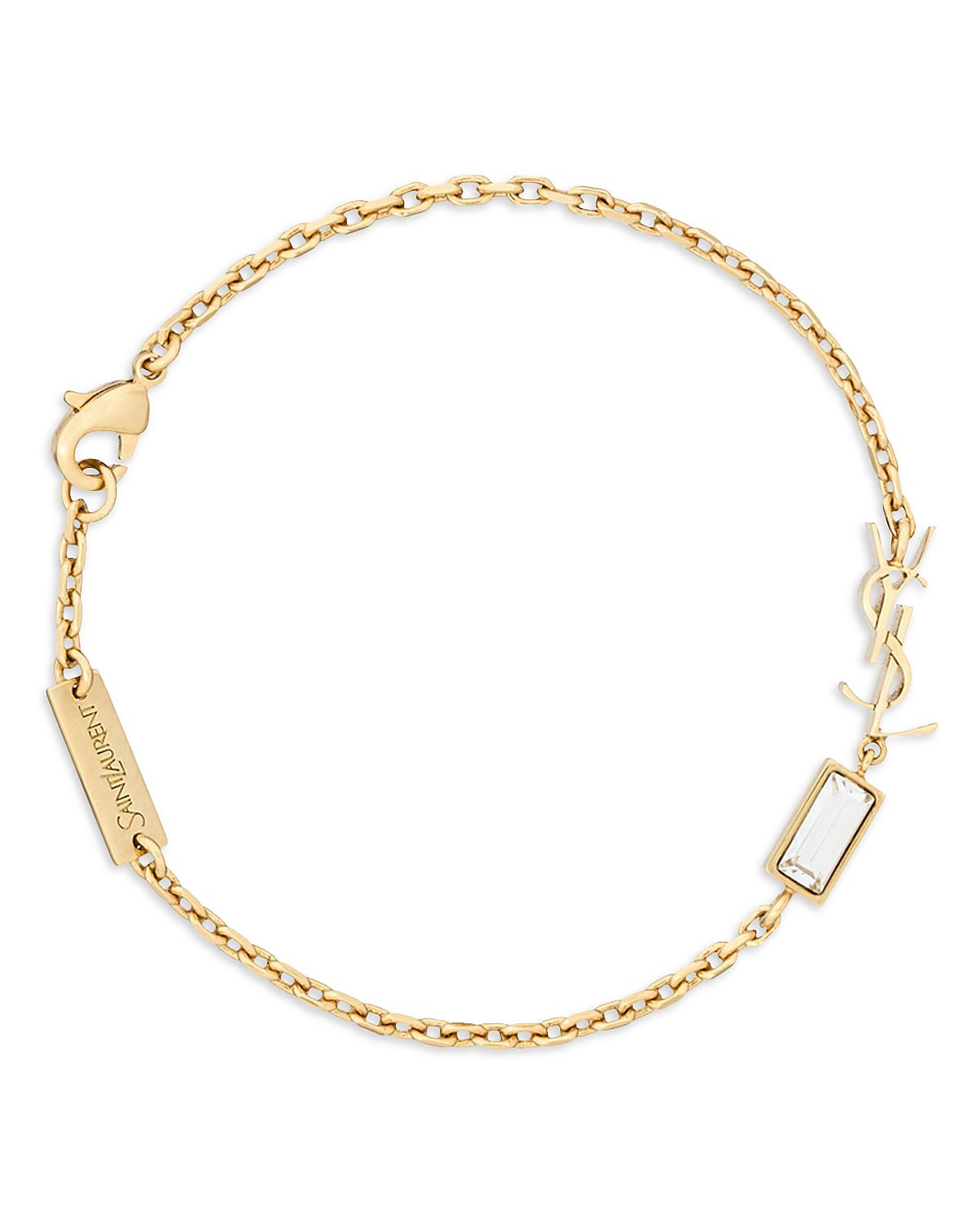 Saint Laurent Cassandre Charm Bracelet