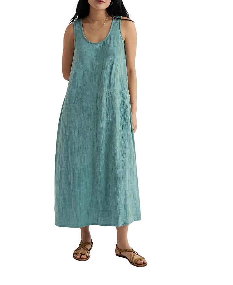 Seasalt Cornwall Helleborine Cotton Loose-Fit Midi Dress