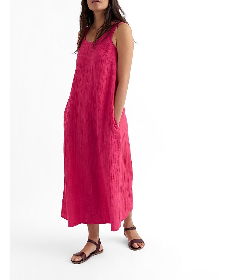 Seasalt Cornwall Helleborine Cotton Loose-Fit Midi Dress