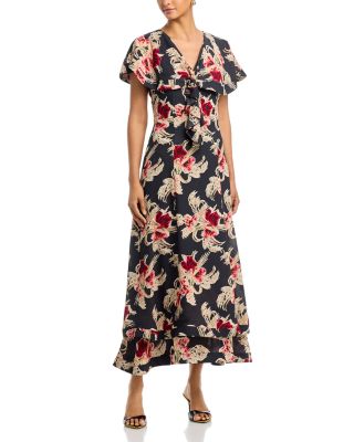 Wilted Poppy Antonetta Dress