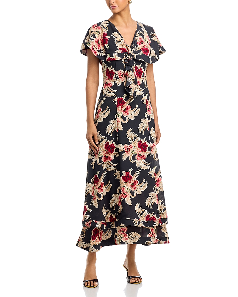 Cinq a Sept Wilted Poppy Antonetta Dress