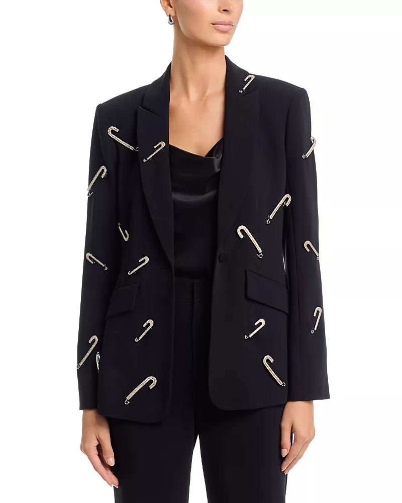 Cinq a Sept All Over Safety Pin Charlee Blazer