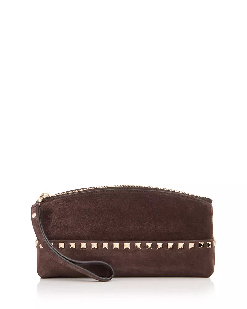 Valentino Garavani Suede Rockstud Pochette
