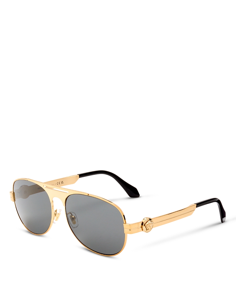 Versace Aviator Sunglasses, 60mm