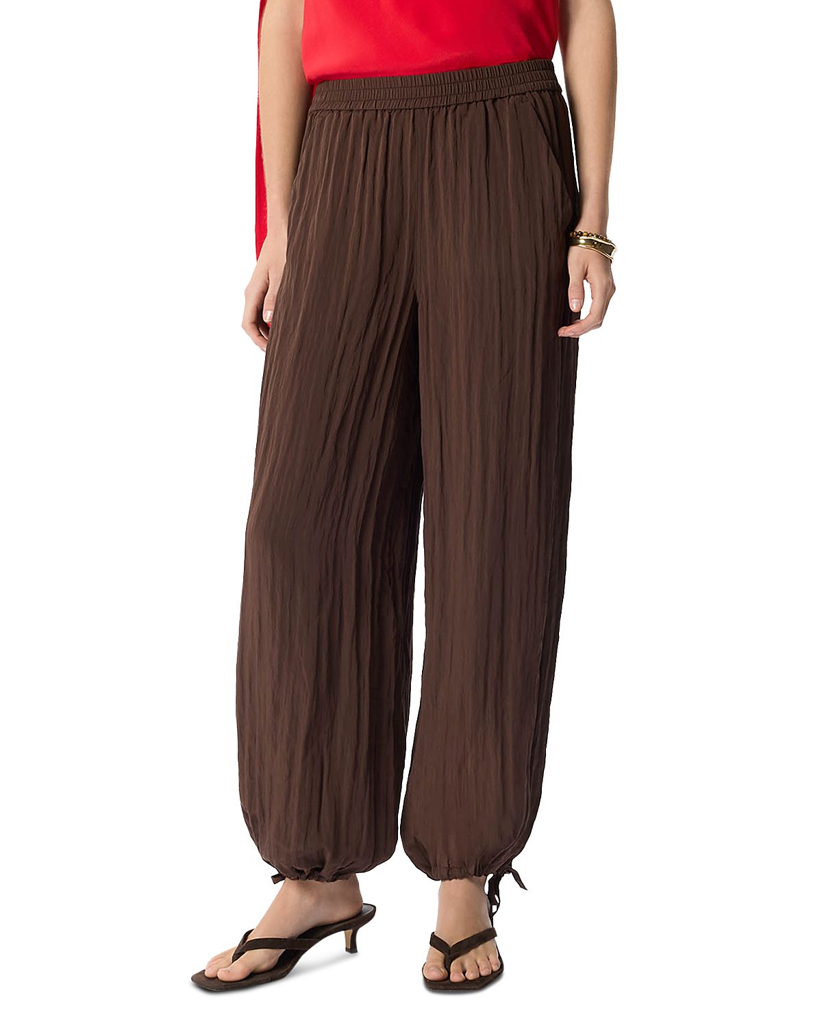 Whistles Relaxed Tie Hem Trousers