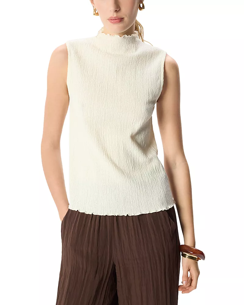 Whistles Textured Sleeveless Top