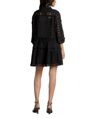 Elan Crochet Trim Mini Dress