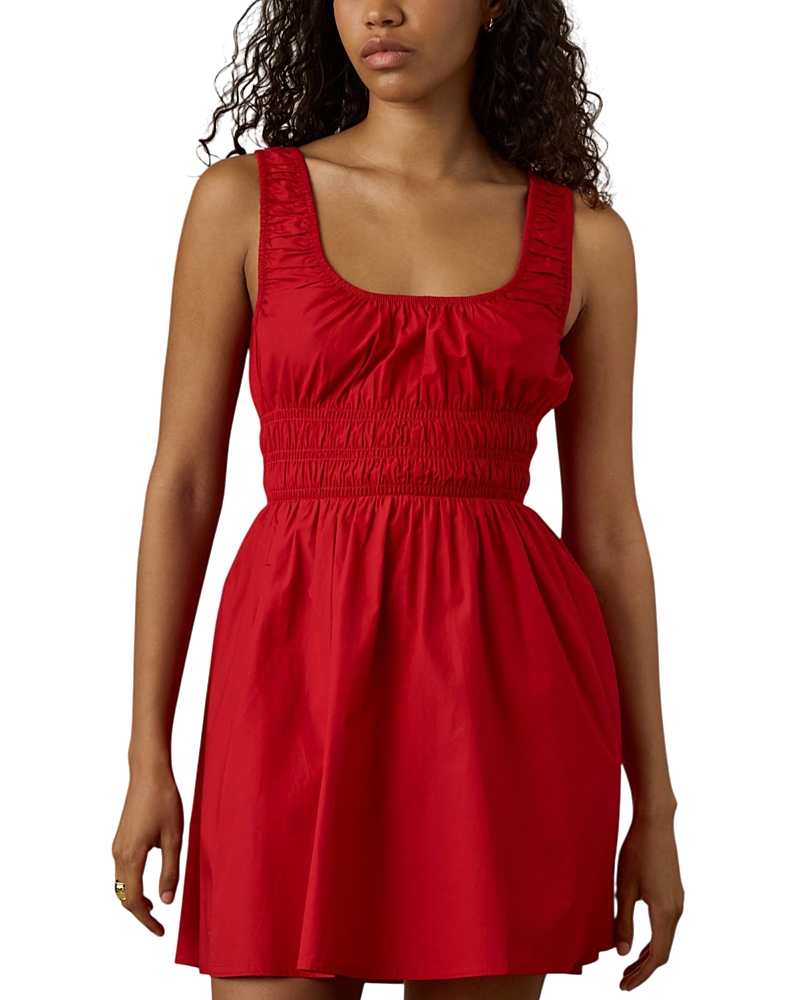 Faherty Coastal Poplin Sunseeker Mini Dress