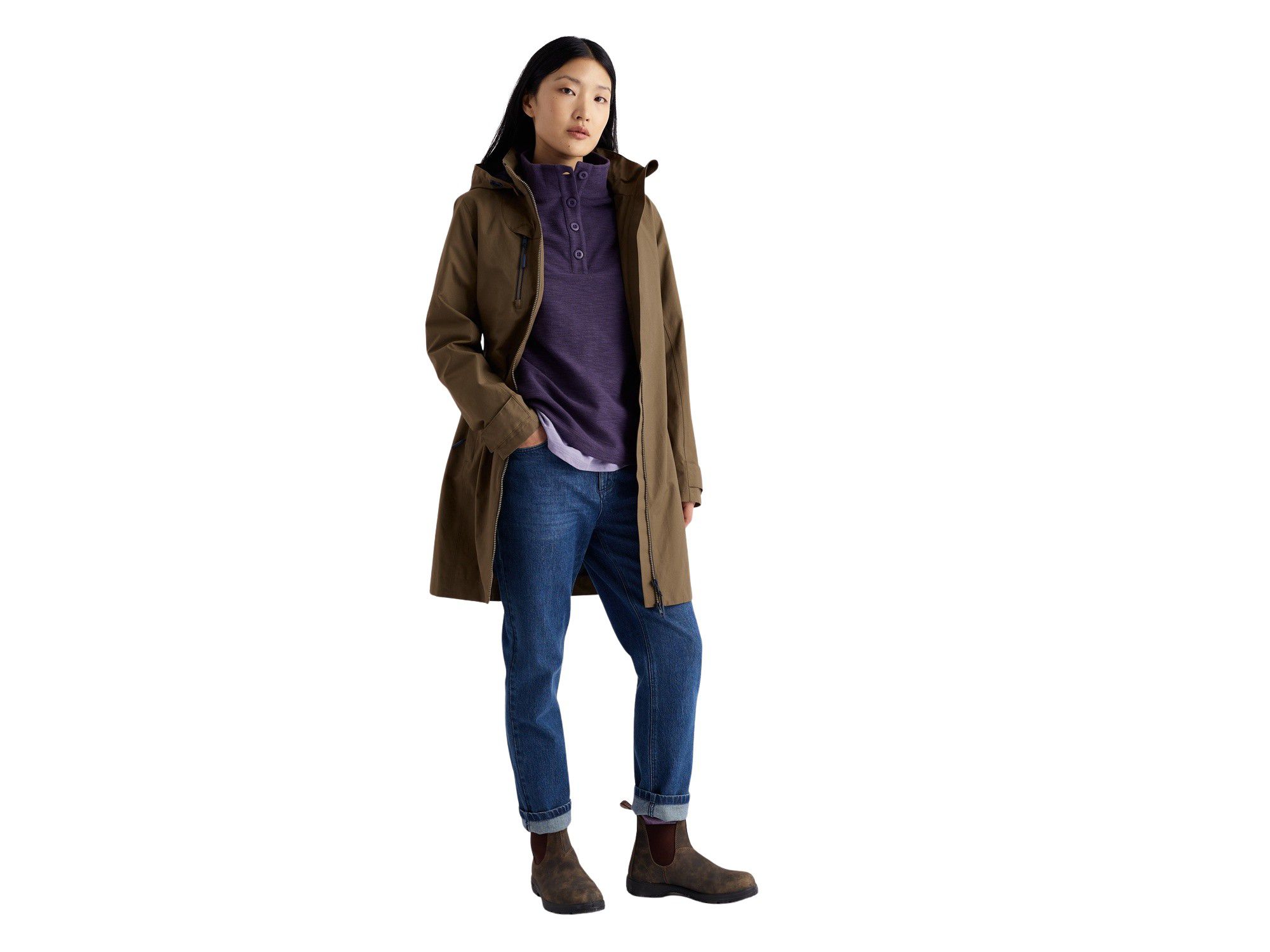 Last Boat Button Collar Sweatshirt - Image 1