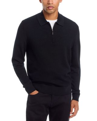Extrafine Merino Wool Zip Sweater Polo - Exclusive