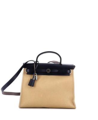 31 Herbag Zip Leather and Toile
