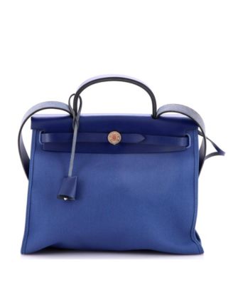 31 Herbag Zip Leather and Toile