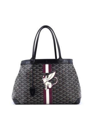 Pre-Owned Goyard Pm Bellechasse Bag Coated Canvas