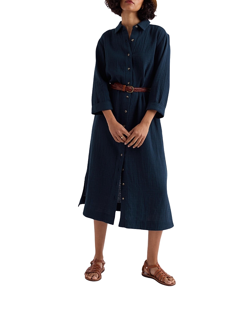Seasalt Cornwall Whitsand Cove Midi Shirt Dress