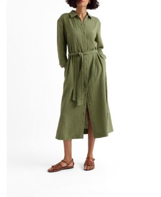 Seasalt Cornwall Whitsand Cove Midi Shirt Dress