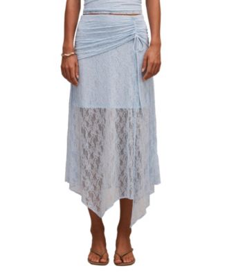  Women's Khai Lace Asymmetric Skirt