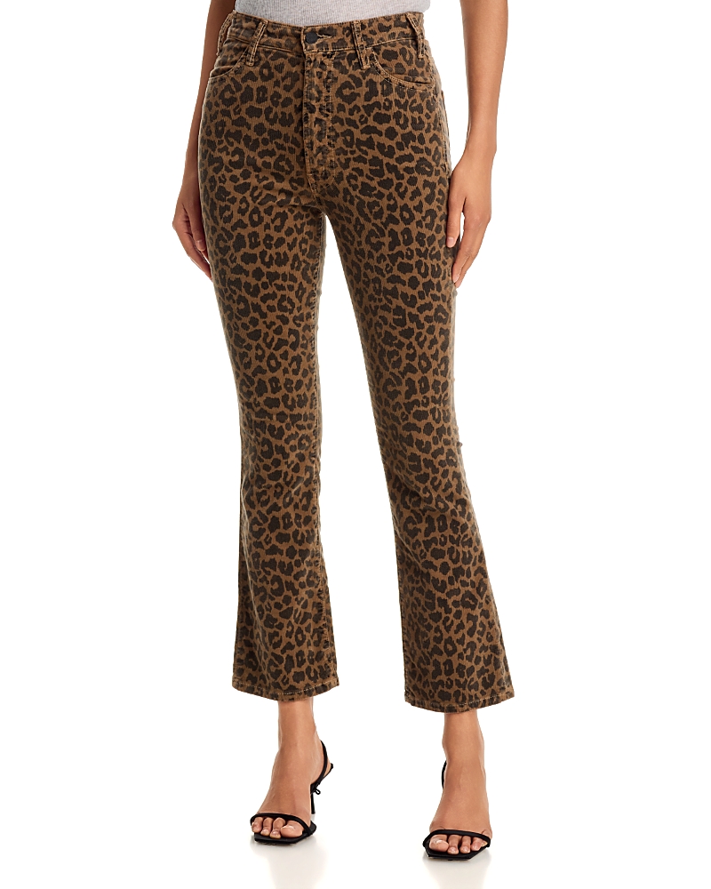 Mother The Hustler Mid Rise Flood Jeans in Leap Year