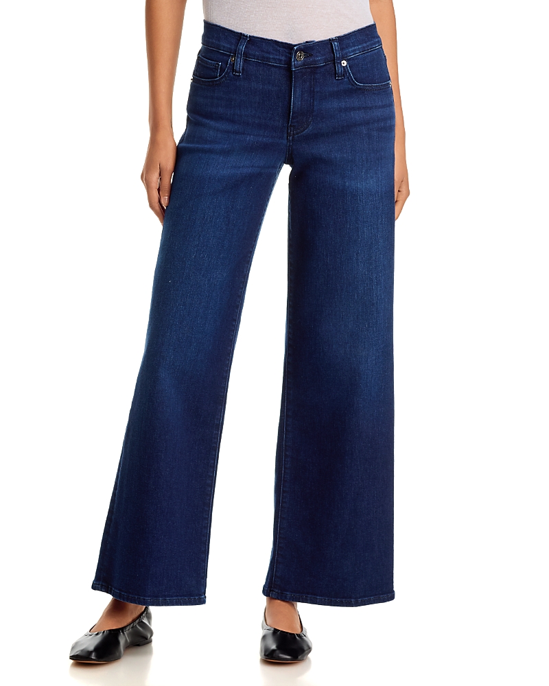 Frame Le Slim Low Rise Palazzo Jeans in Ultraviolet